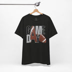 Game Day Football Tee — "Game Day" Graphic Short Sleeve Shirt