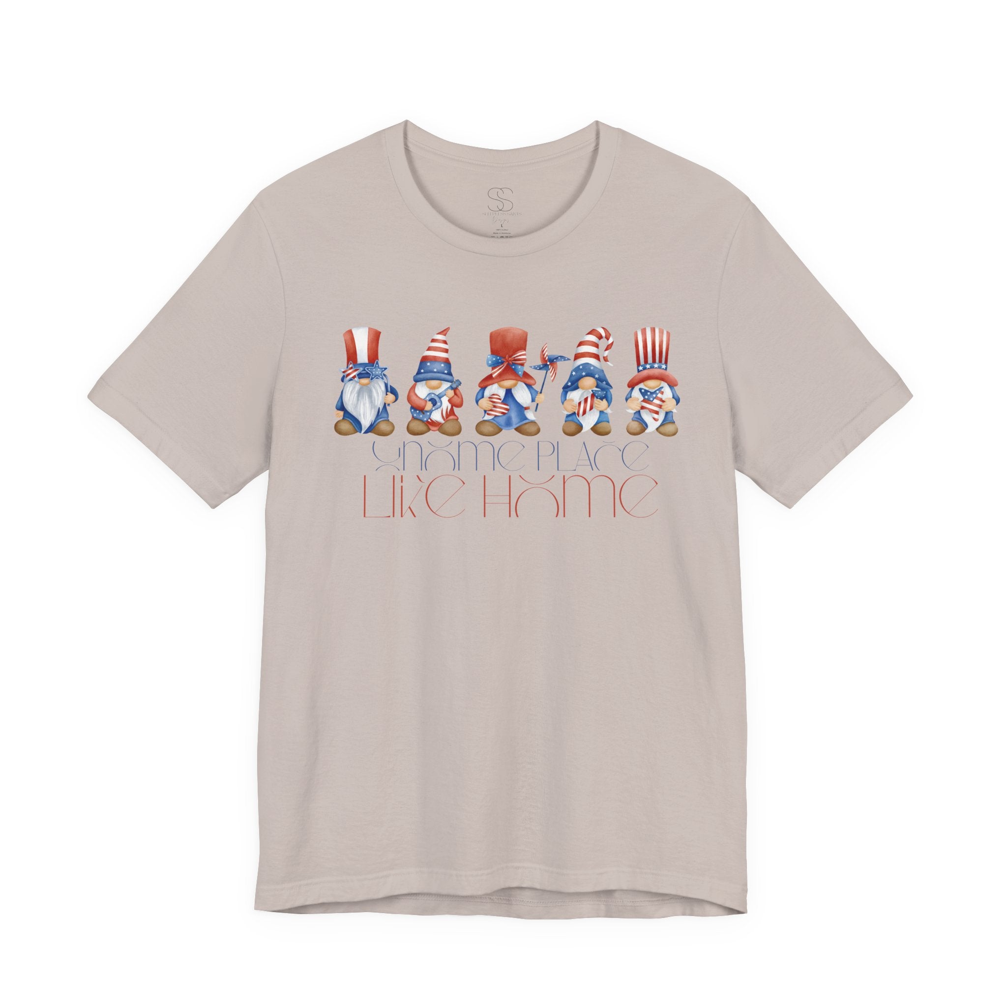 Patriotic Gnome Tee – Stars & Stripes Fourth of July T‑Shirt