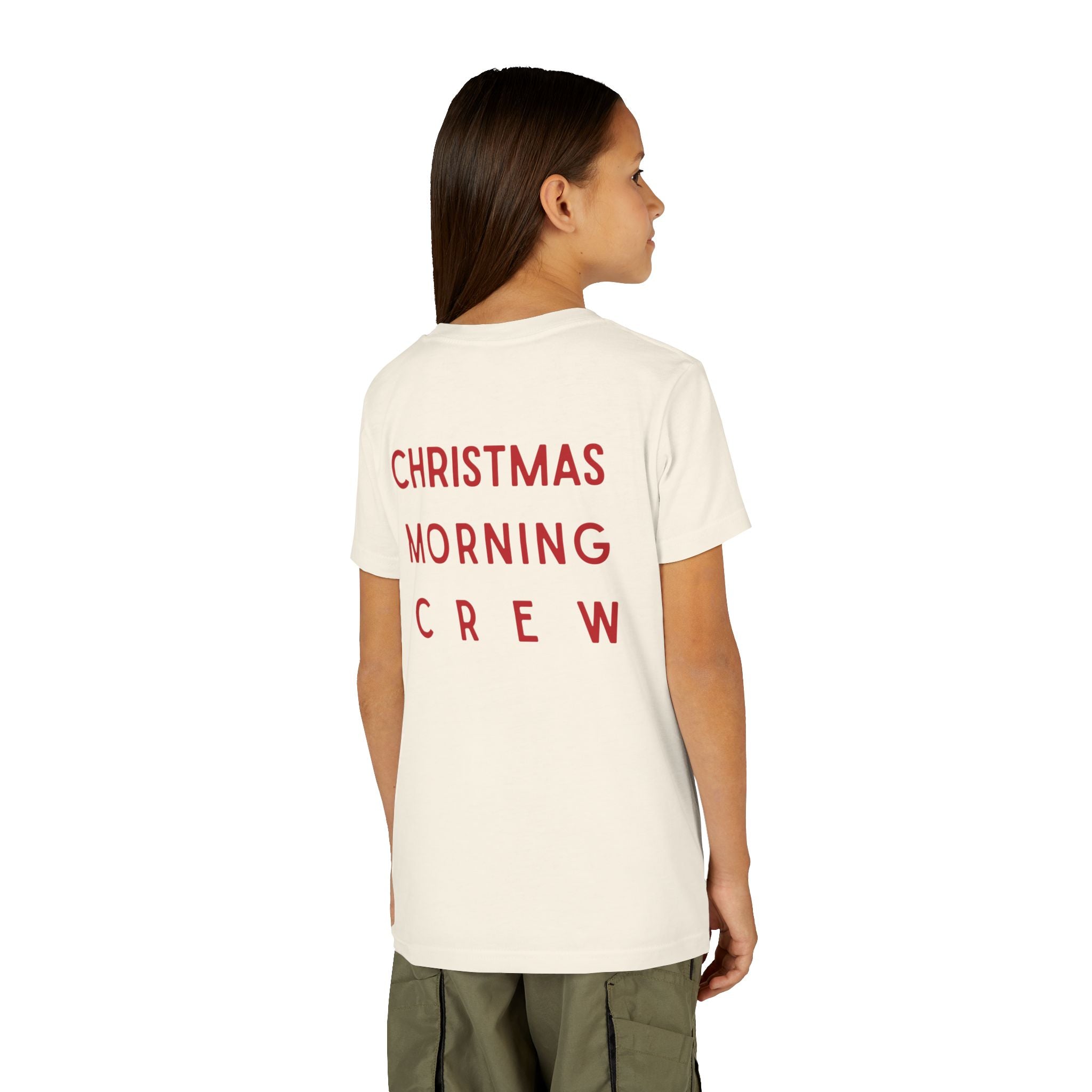 Youth Tee — "Christmas Morning Crew" Holiday Kids T-Shirt
