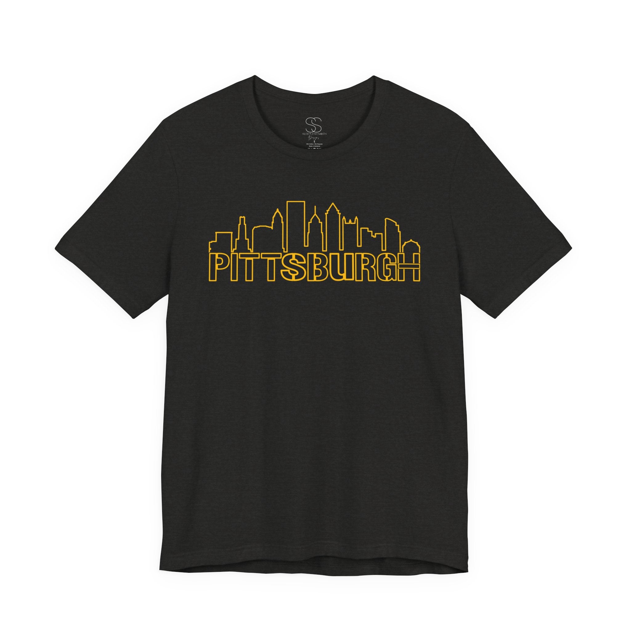 Pittsburgh Skyline T-Shirt — Gold City Outline Tee