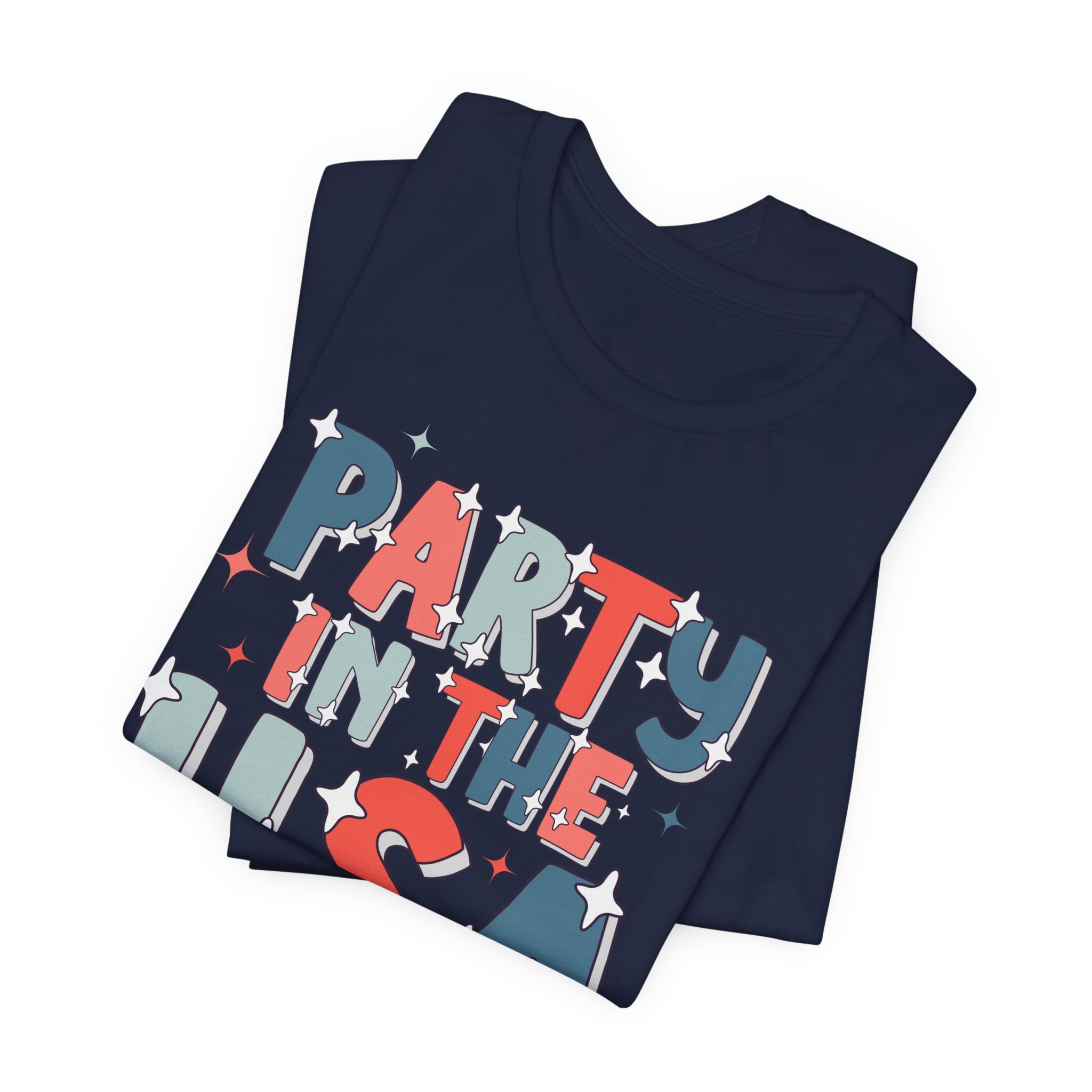 Party in the USA T-Shirt - Patriotic Fourth of July Graphic Tee