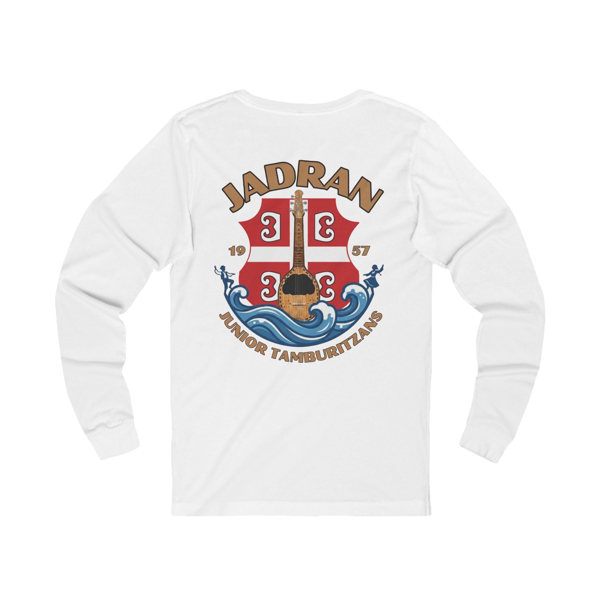 Jadran Junior Tamburitzans Long Sleeve Tee - Serbian Logo