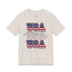 USA Mama Tee - Patriotic Fourth of July Mom Shirt