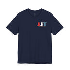 Jadran Junior Tamburitzans Adult T‑Shirt - White and Red Lettering