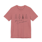 Merry Christmas Minimal Tree Tee