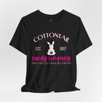 Cottontail Candy Company Tee – Cute Bunny Vintage Candy Shop Shirt