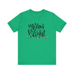 Merry & Bright Christmas Tee - Holiday Light Script T-Shirt
