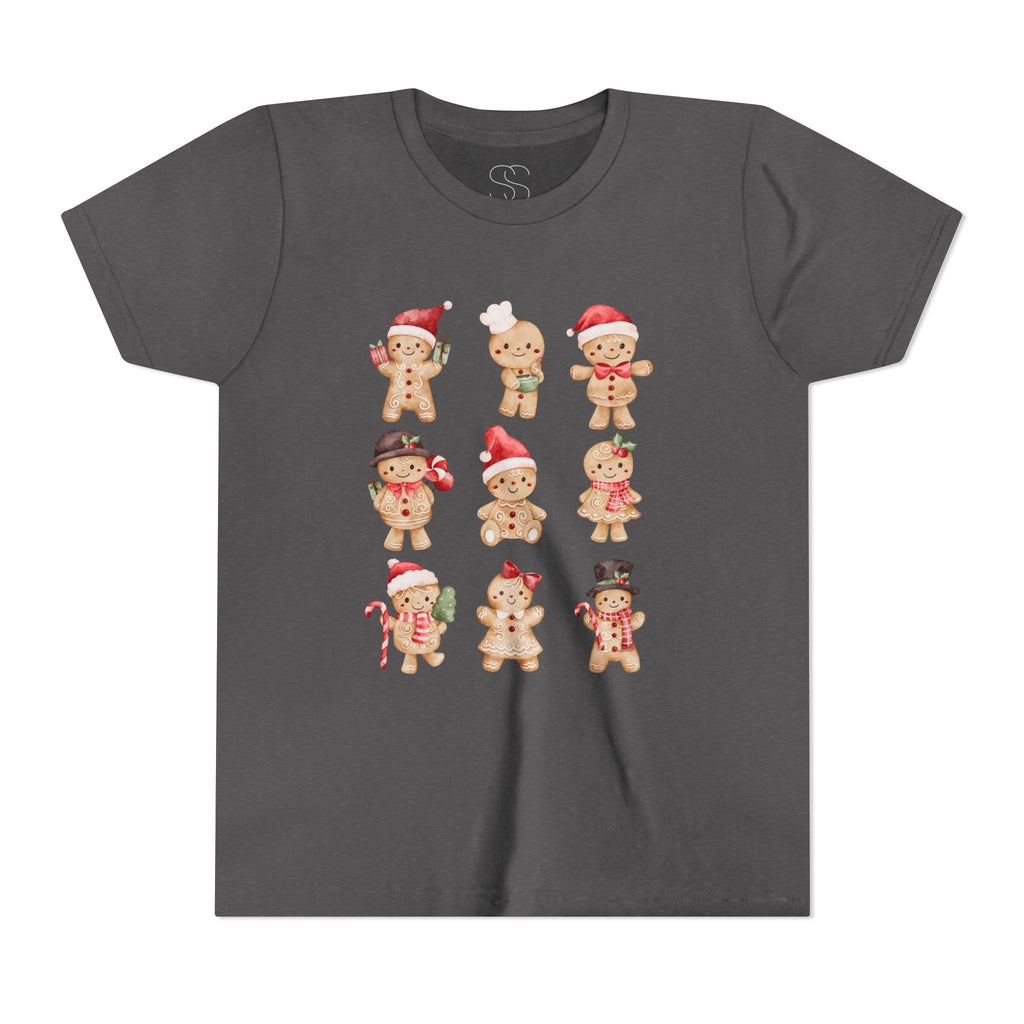 Kids Gingerbread Friends Holiday Tee