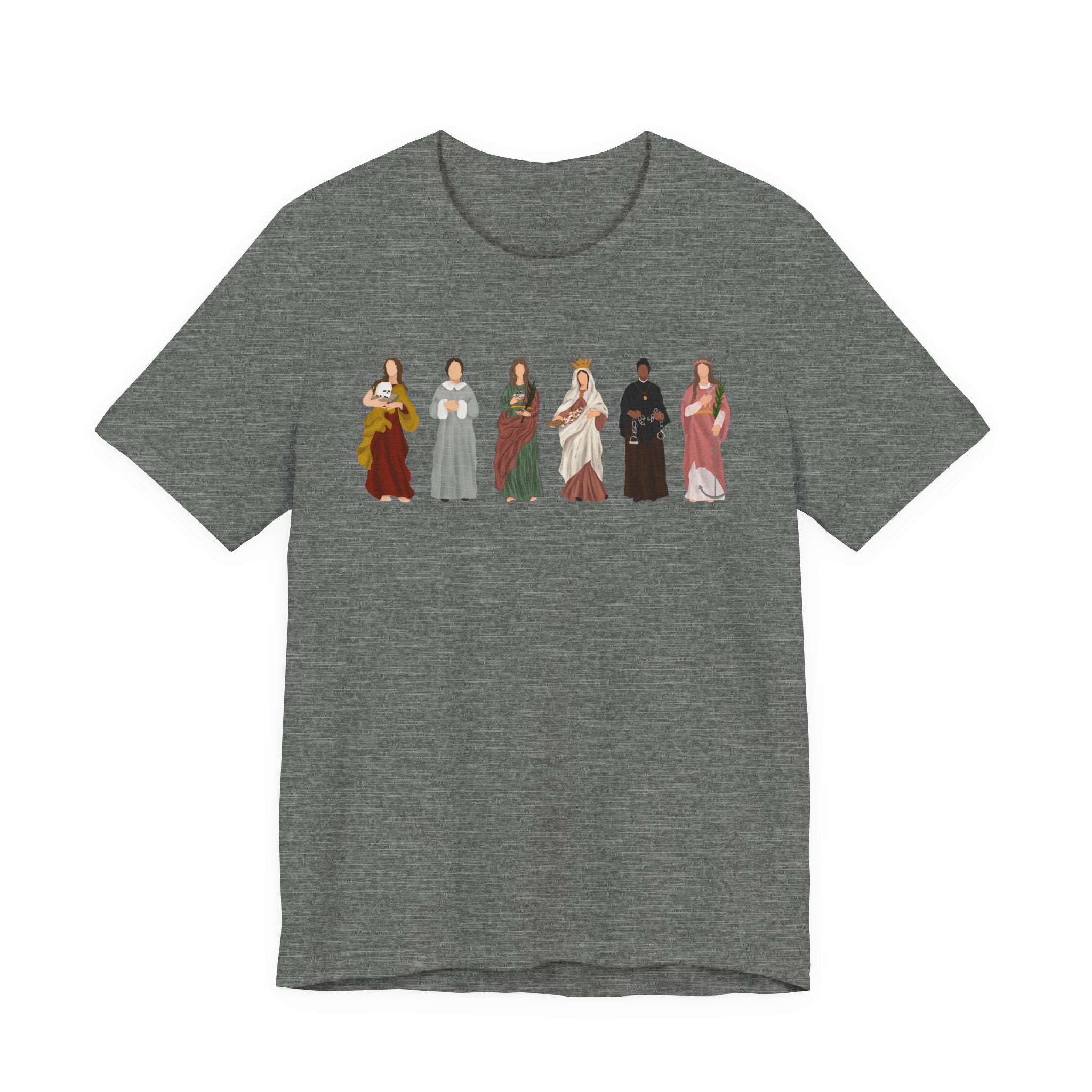 Holy Women Figures Illustration T-Shirt - Saints