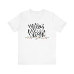 Merry & Bright Christmas Tee - Holiday Light Script T-Shirt