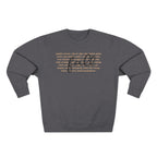 Fall Words Unisex Crewneck Sweatshirt