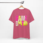 Game Day Softball T-Shirt – Bright Pink & Yellow Softball Graphic Tee