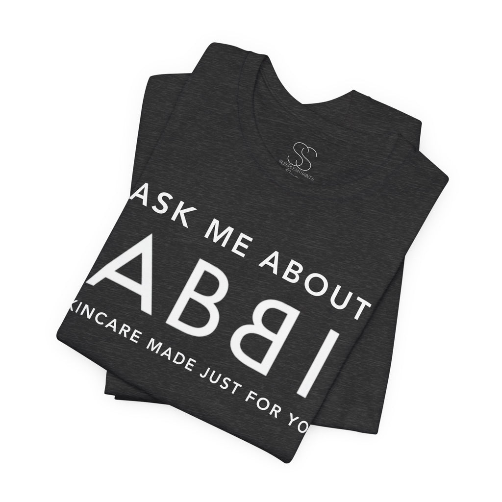 Custom Abbi Skincare Shirt - Blue