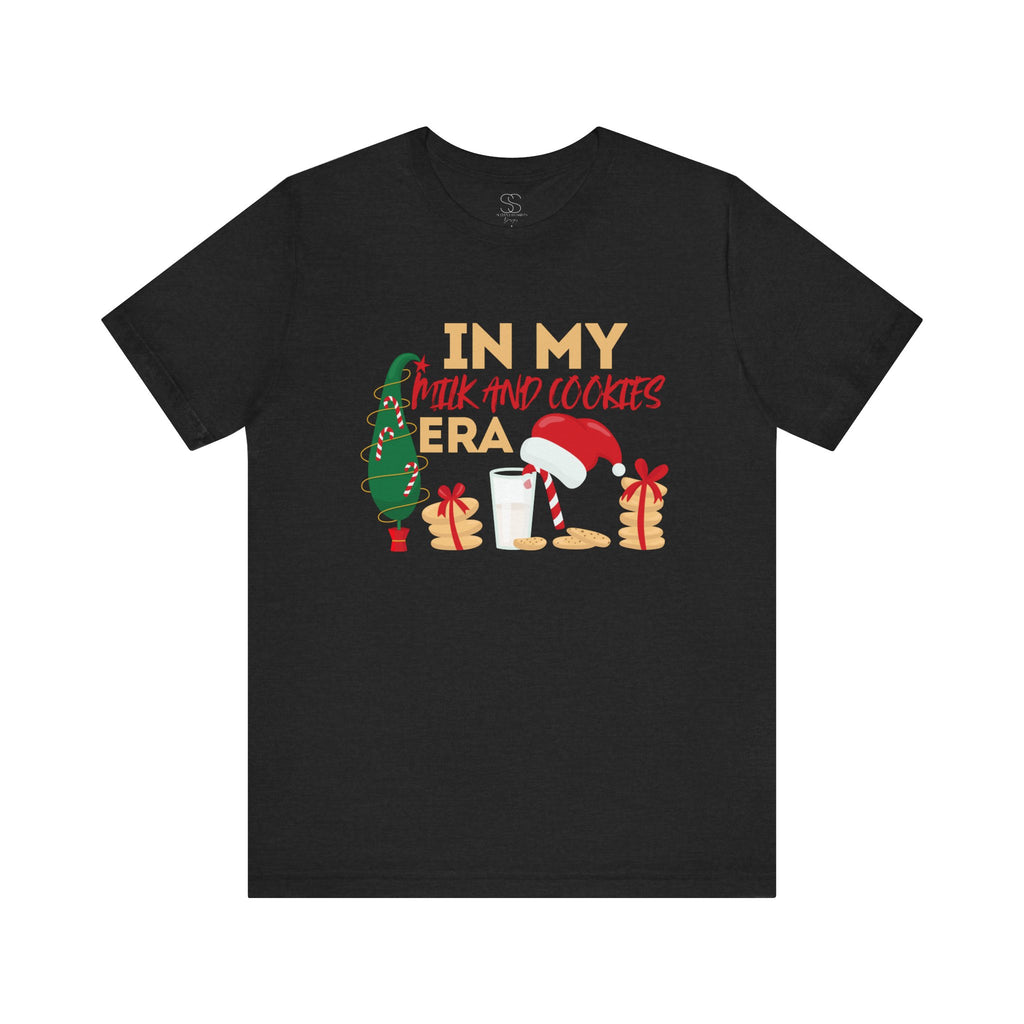 Christmas Cookie & Milk Tee - "In My Milk And Cookies Era" Holiday T‑Shirt