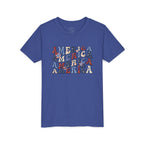 Retro 'America' Patriotic Graphic Youth T-Shirt