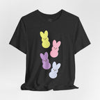 Easter Peeps Bunny Tee — Pastel Marshmallow Bunnies T-Shirt