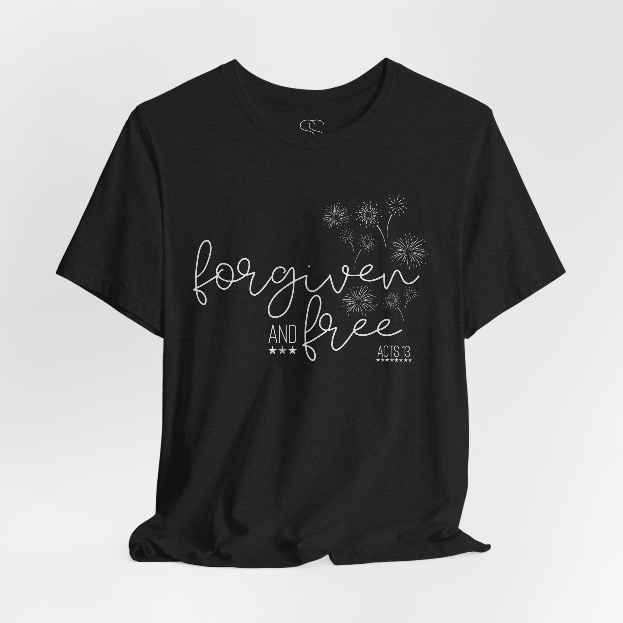 Forgiven and Free T-Shirt - Christian Faith Tee (Acts 13)