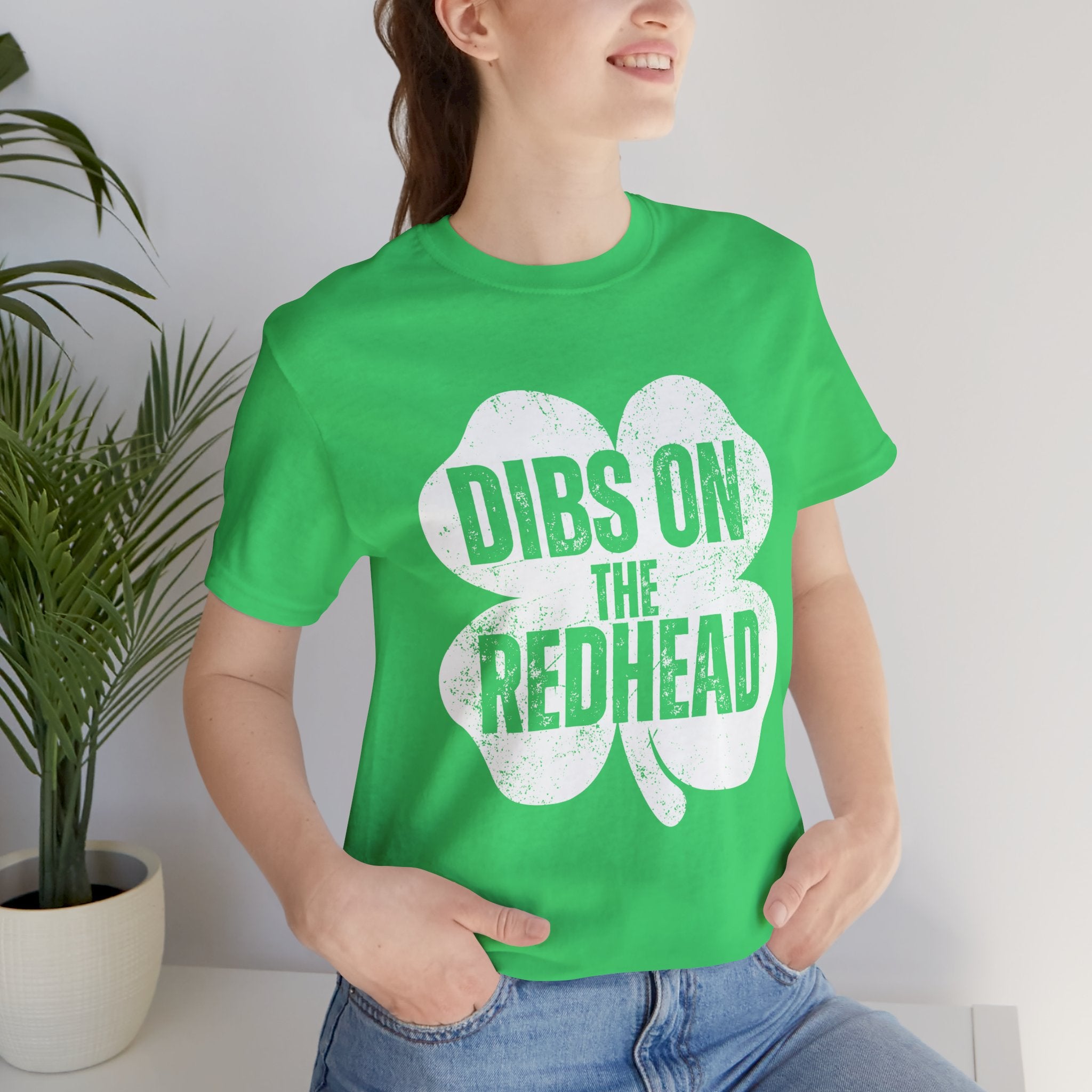 Dibs On The Redhead Shamrock T-Shirt — Funny St. Patrick’s Day Tee