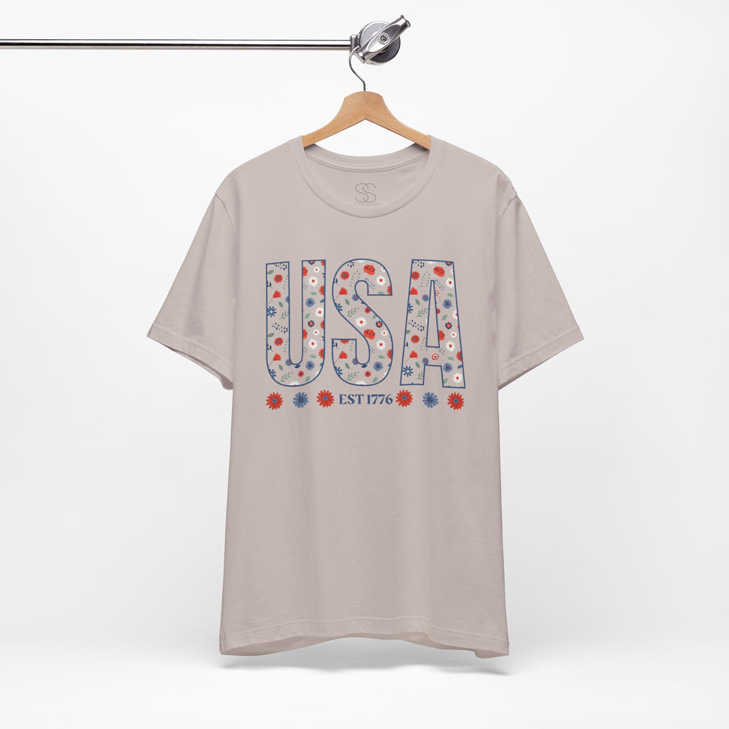 USA Unisex Jersey Short Sleeve Tee