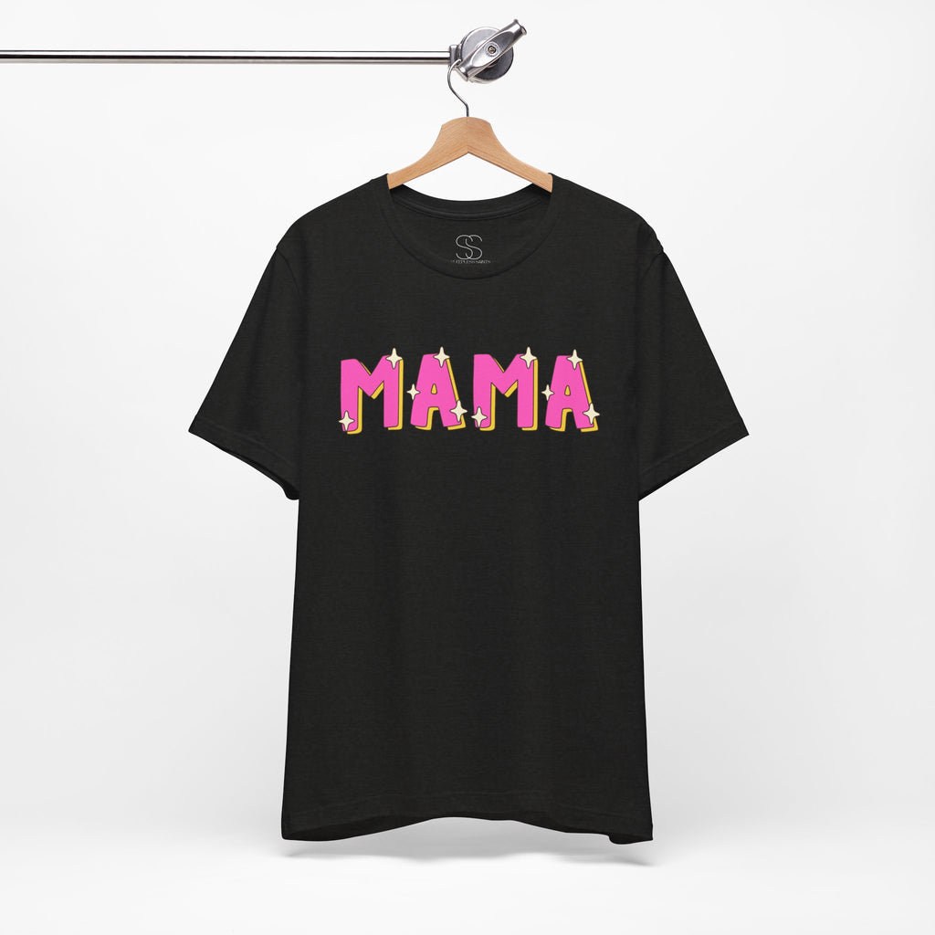 Mama Pink T-Shirt — Cute 'MAMA' Graphic Tee