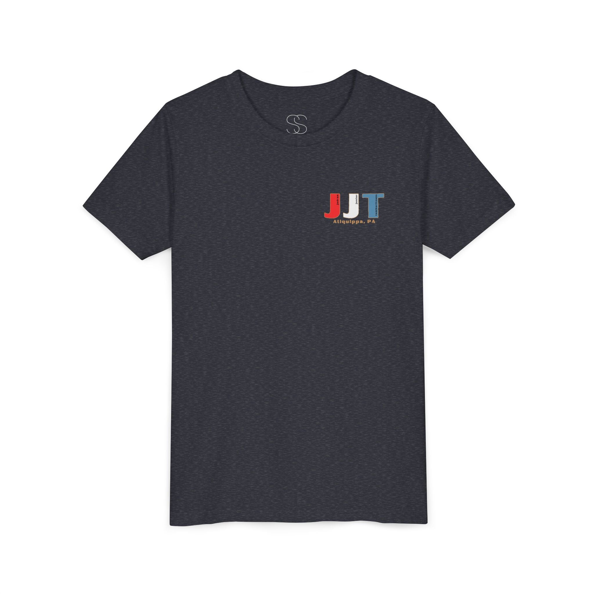 Jadran Junior Tamburitzans Kid Shirt - White and Red Lettering & Serbian Logo