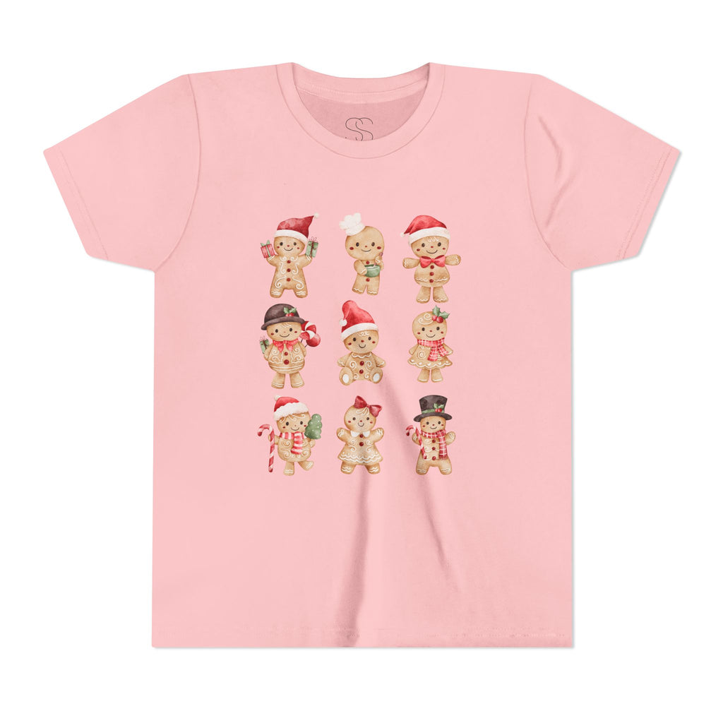 Kids Gingerbread Friends Holiday Tee