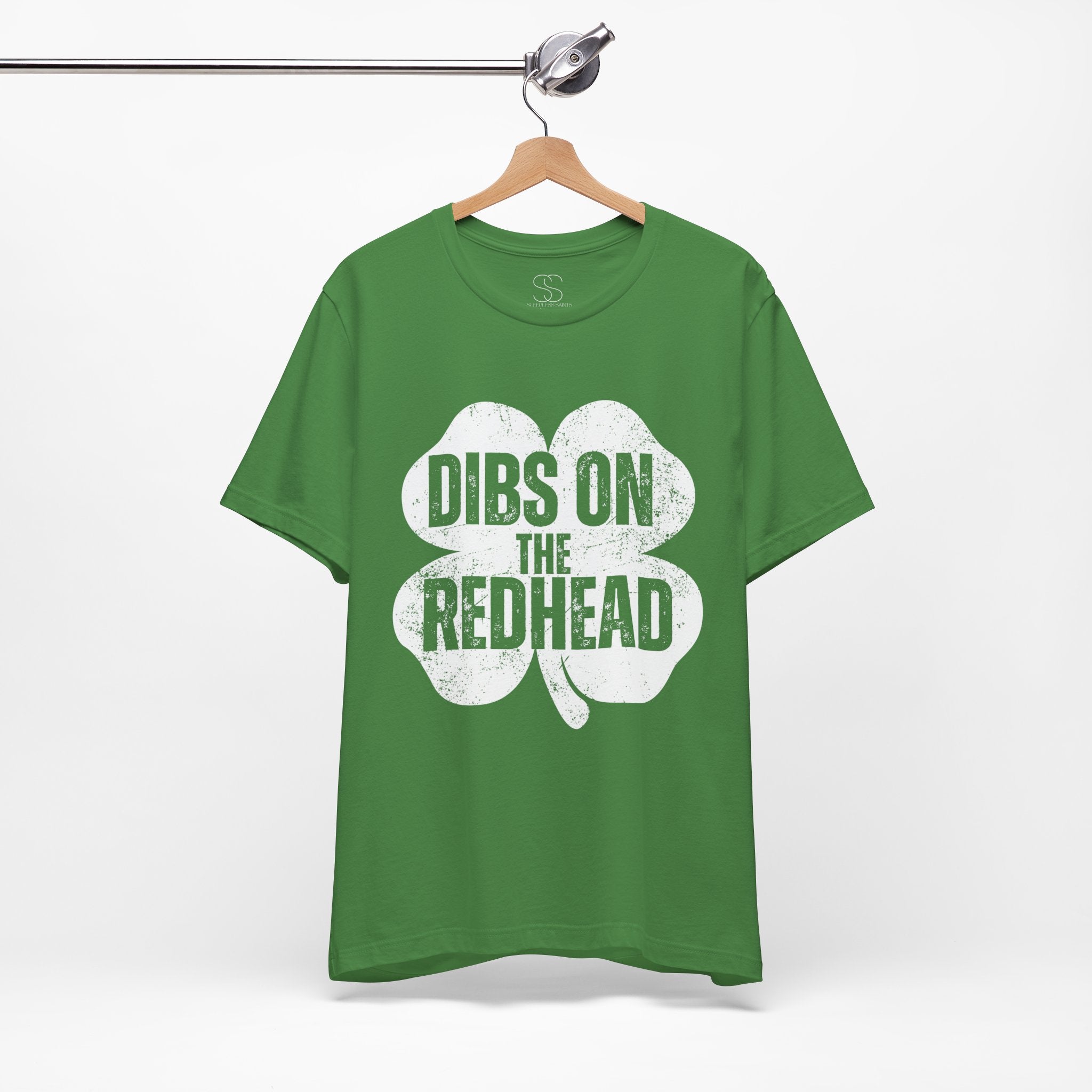 Dibs On The Redhead Shamrock T-Shirt — Funny St. Patrick’s Day Tee