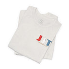 Jadran Junior Tamburitzans Adult T‑Shirt - White and Red Lettering & Serbian Logo