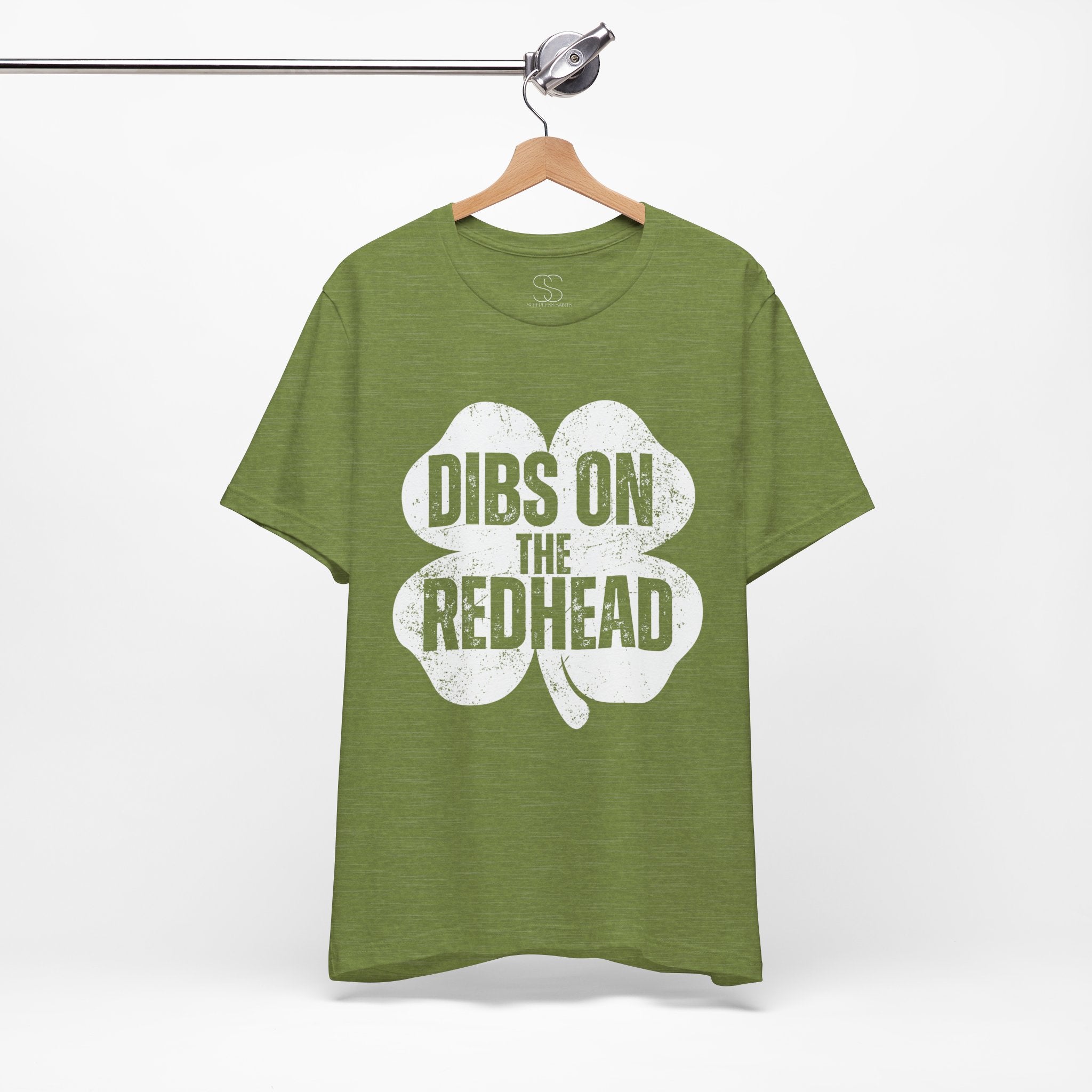Dibs On The Redhead Shamrock T-Shirt — Funny St. Patrick’s Day Tee