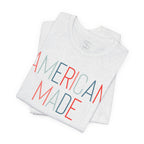 American Made Tee - Retro Red & Blue Graphic T-Shirt