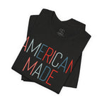 American Made Tee - Retro Red & Blue Graphic T-Shirt