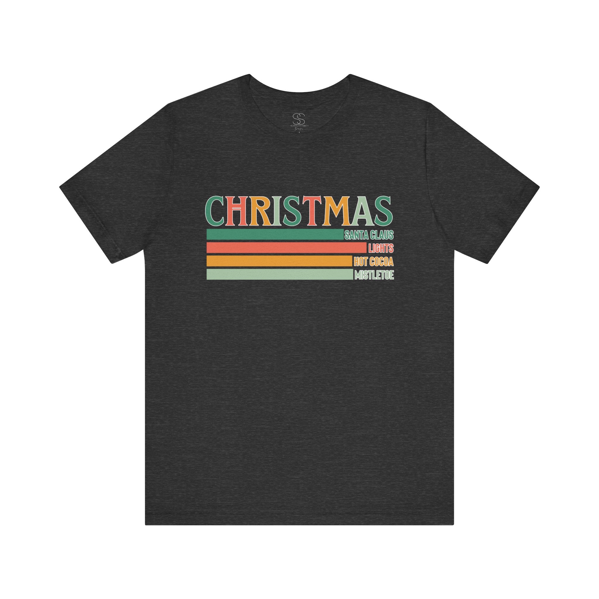 Christmas Words Unisex Jersey Tee