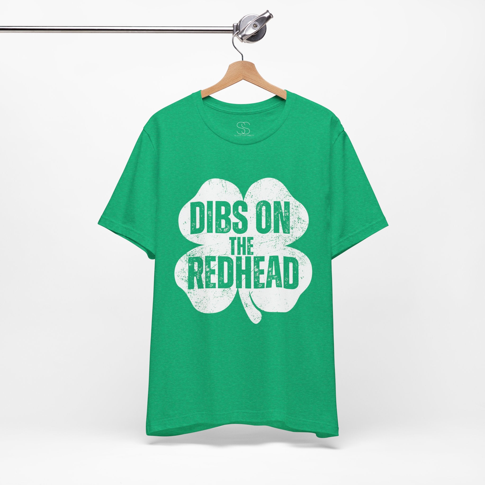 Dibs On The Redhead Shamrock T-Shirt — Funny St. Patrick’s Day Tee