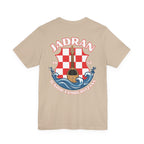 Jadran Junior Tamburitzans Adult T‑Shirt - White and Red Lettering