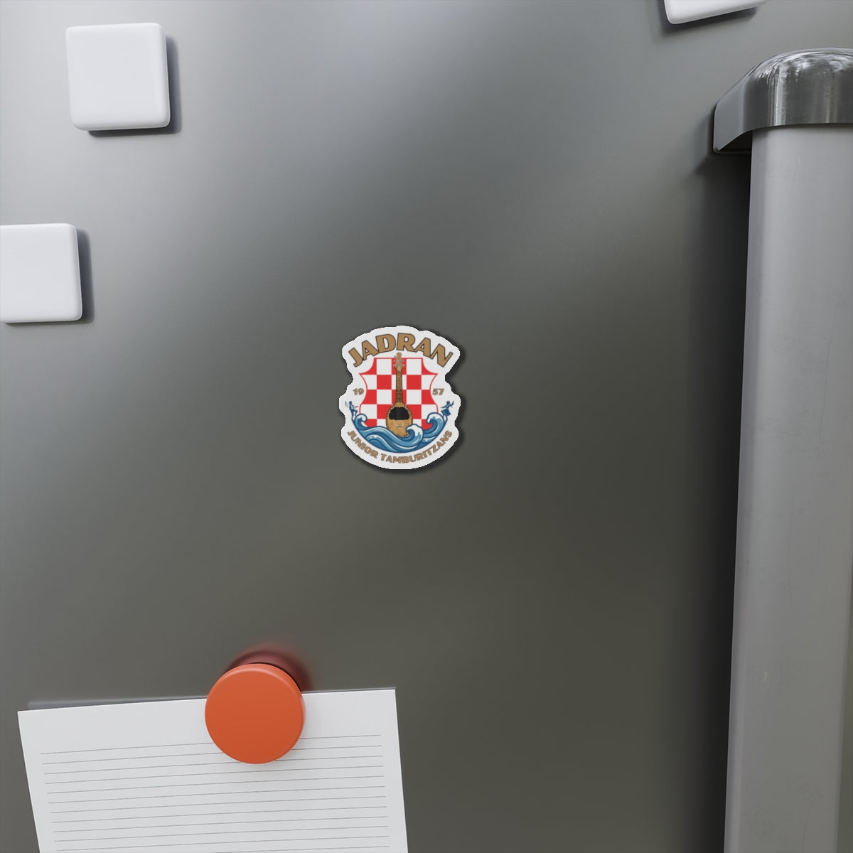 Jadran Junior Tamburitzans Crest Die-Cut Magnet