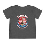 Jadran Junior Tamburitzans Toddler Tee - White and Red Lettering & Serbian Logo