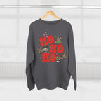 Ho Ho Ho Christmas Sweatshirt — Festive Elf & Reindeer Holiday Crewneck