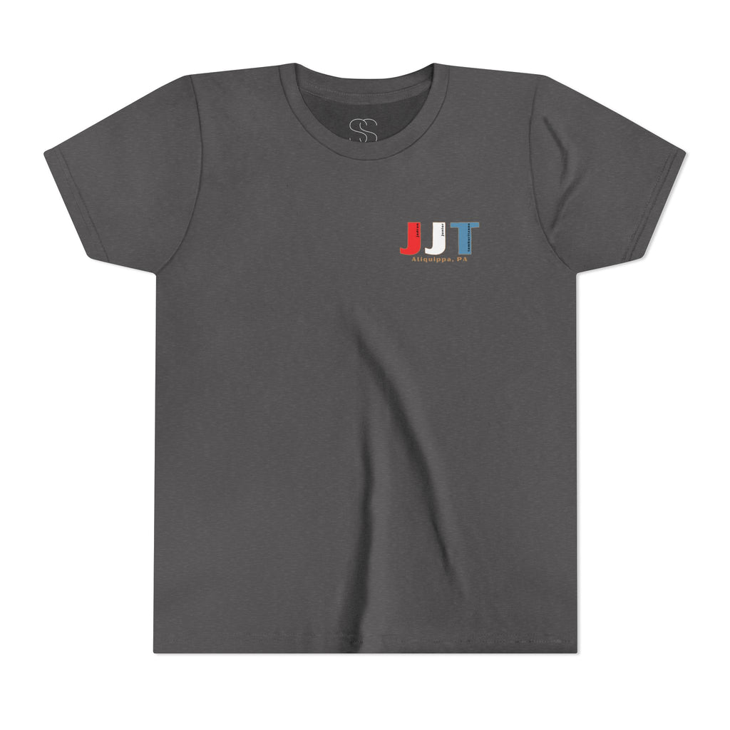 Jadran Junior Tamburitzans Kid Shirt - White and Red Lettering & Serbian Logo
