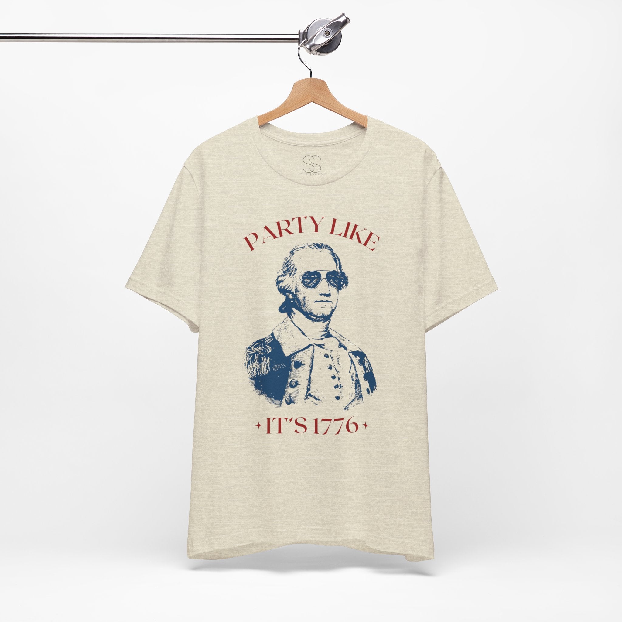 Party Like It’s 1776 T-Shirt - Patriotic George Washington Fourth of July Tee