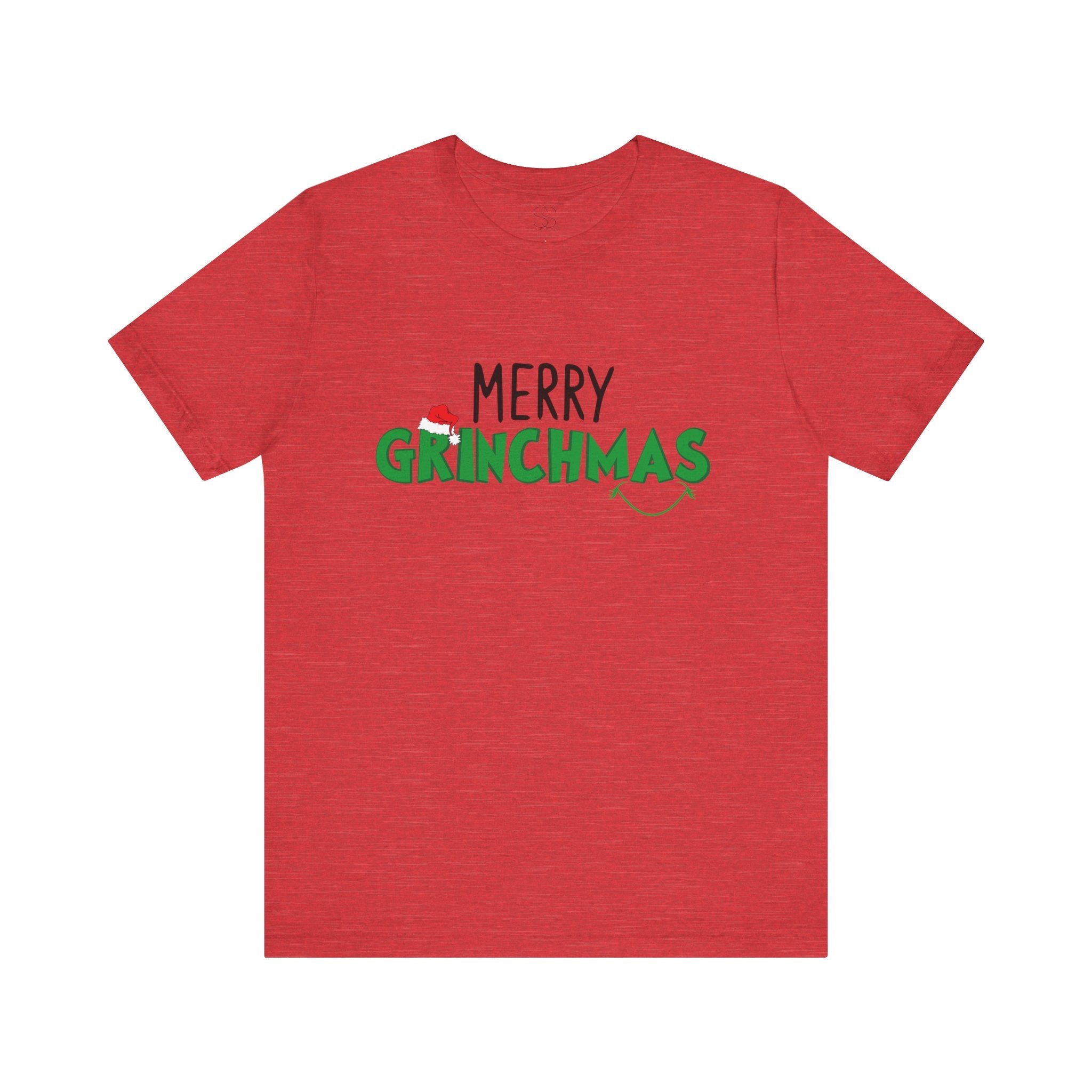Merry Grinchmas Tee - Unisex Short Sleeve Christmas Shirt