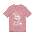 Easter Bunny Typography Tee — "Happy Easter" Spring Graphic T-Shirt