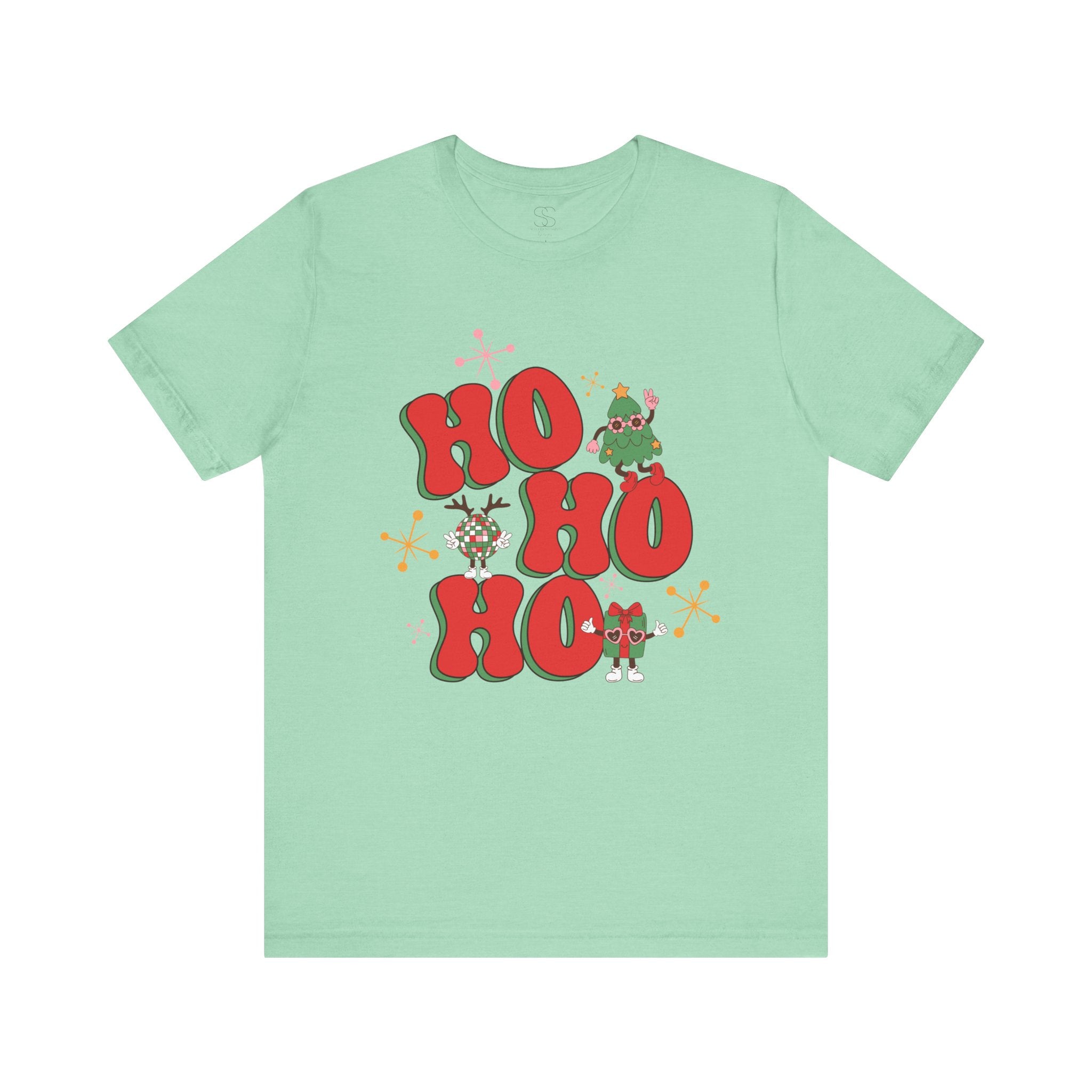 Christmas 'Ho Ho Ho' Tee – Festive Santa & Elf Holiday T-Shirt