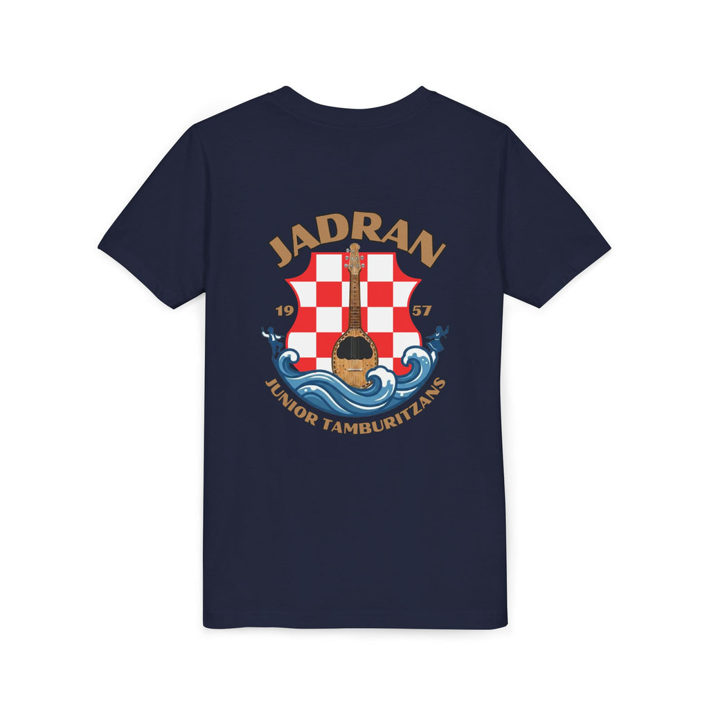 Jadran Junior Tamburitzans Kid Shirt - Tan Lettering