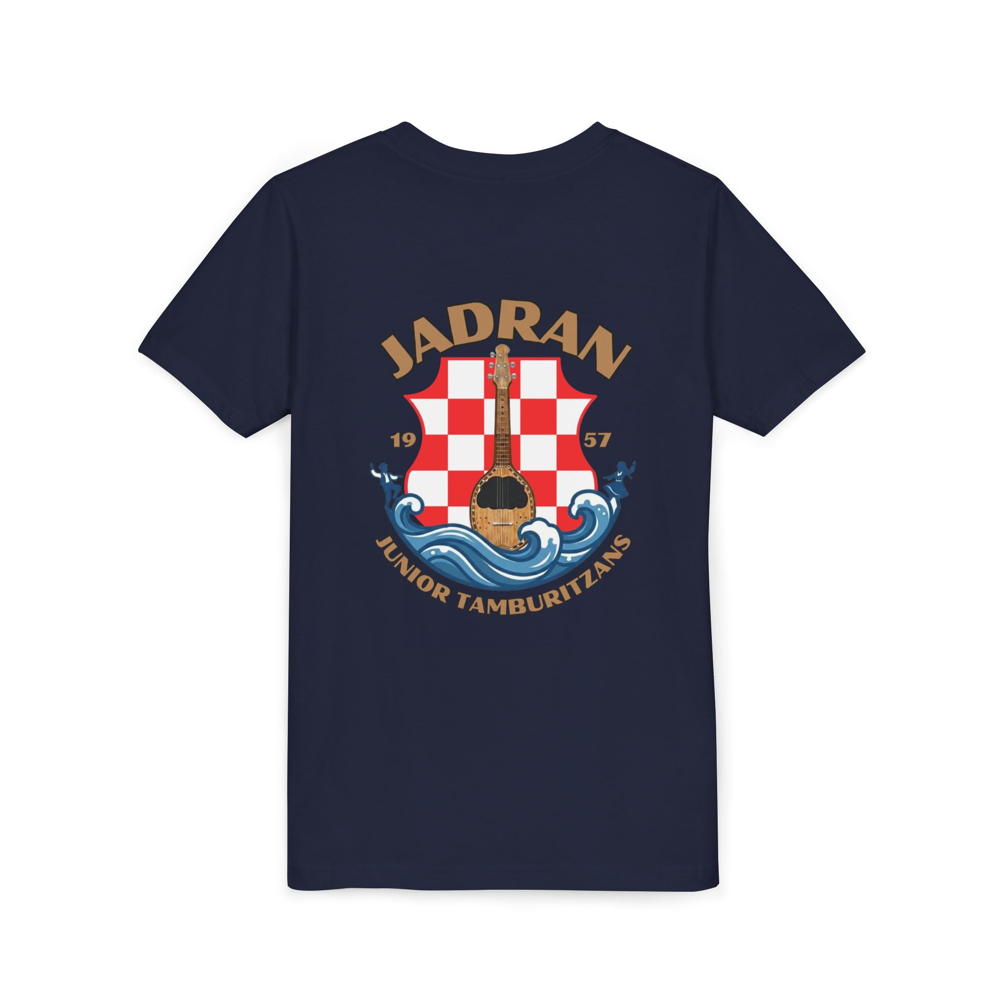 Jadran Junior Tamburitzans Kid Shirt - Tan Lettering
