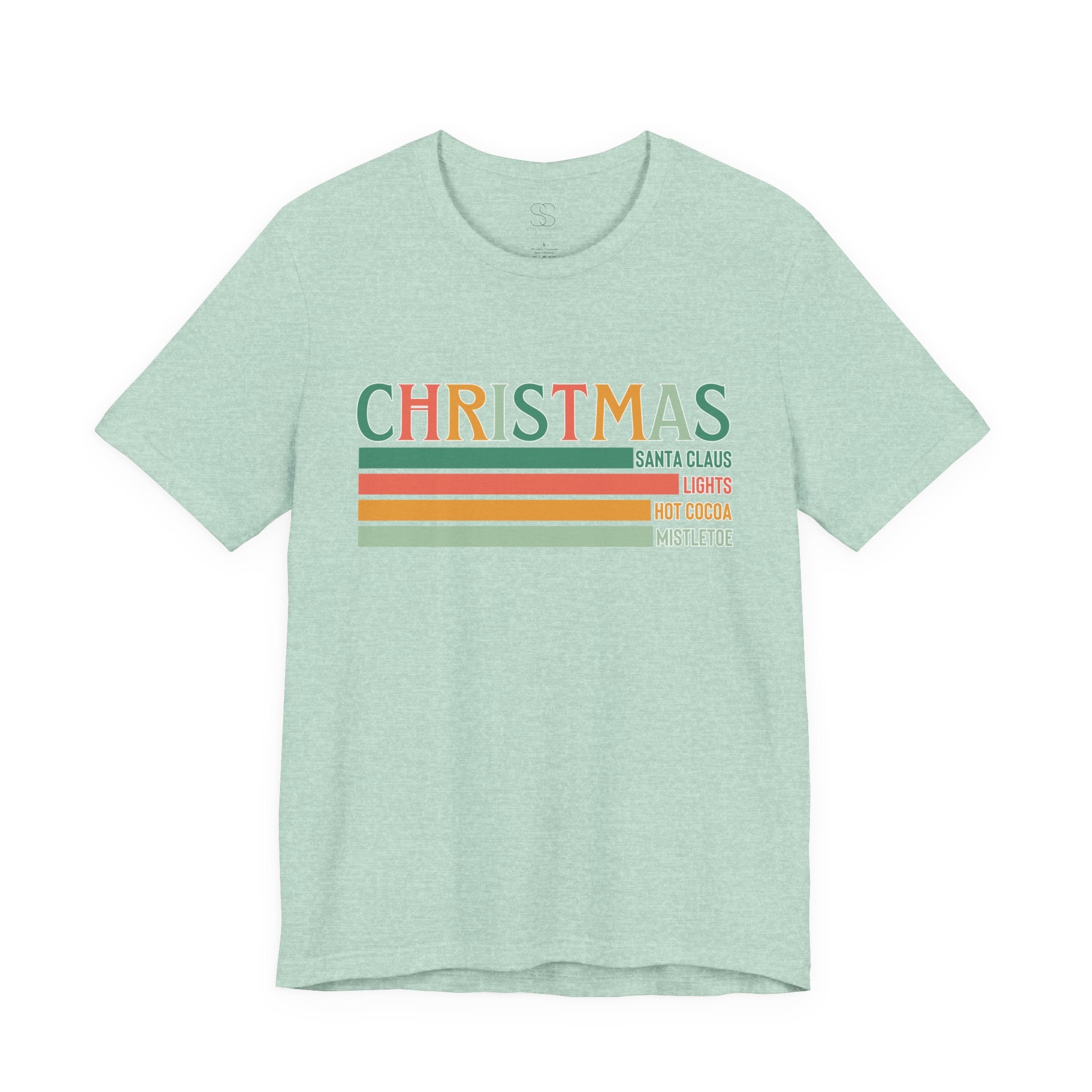 Christmas Words Unisex Jersey Tee