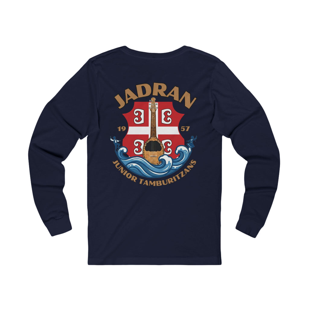 Jadran Junior Tamburitzans Long Sleeve Tee - Serbian Logo