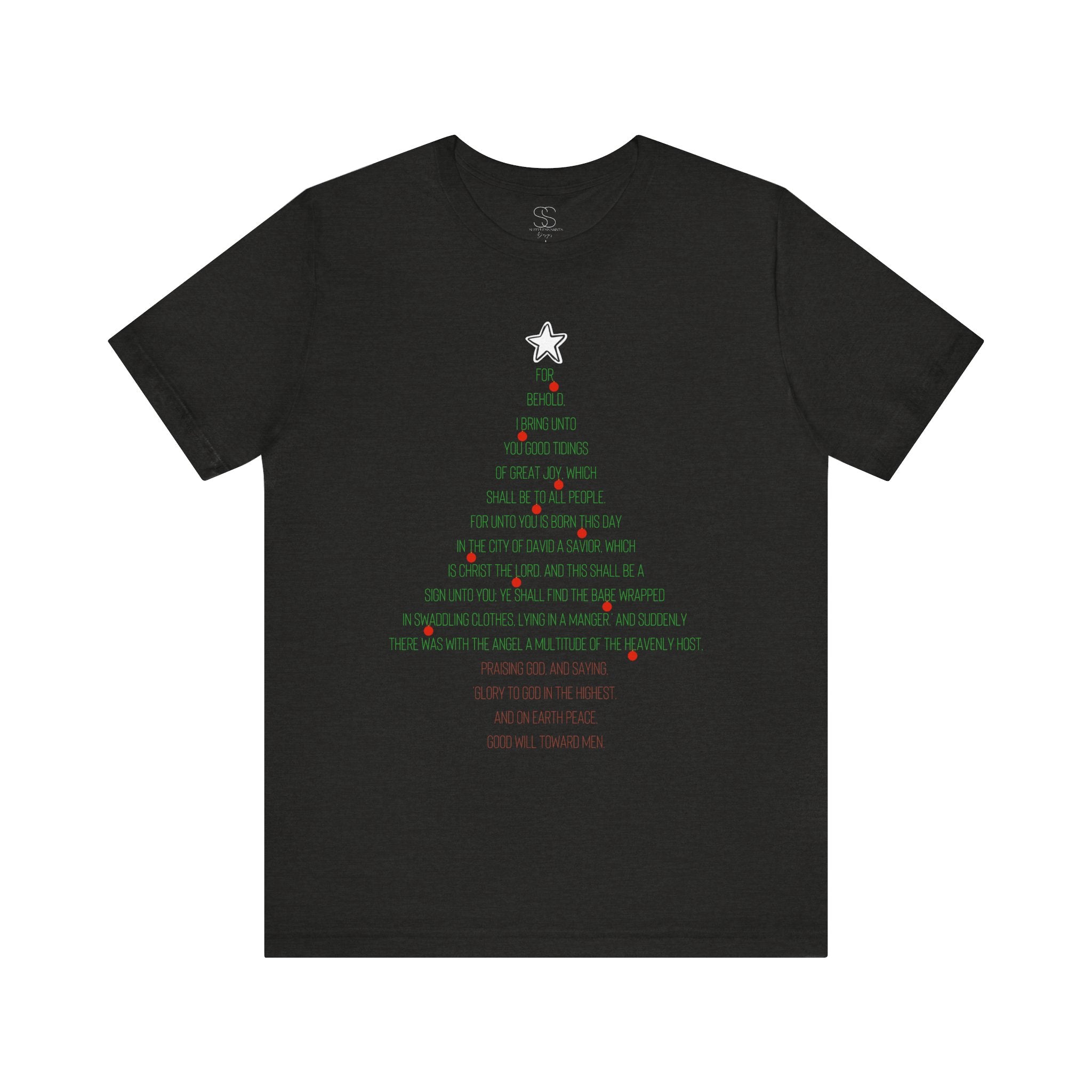 Christmas Tree Poem Tee — Holiday Quote T-Shirt