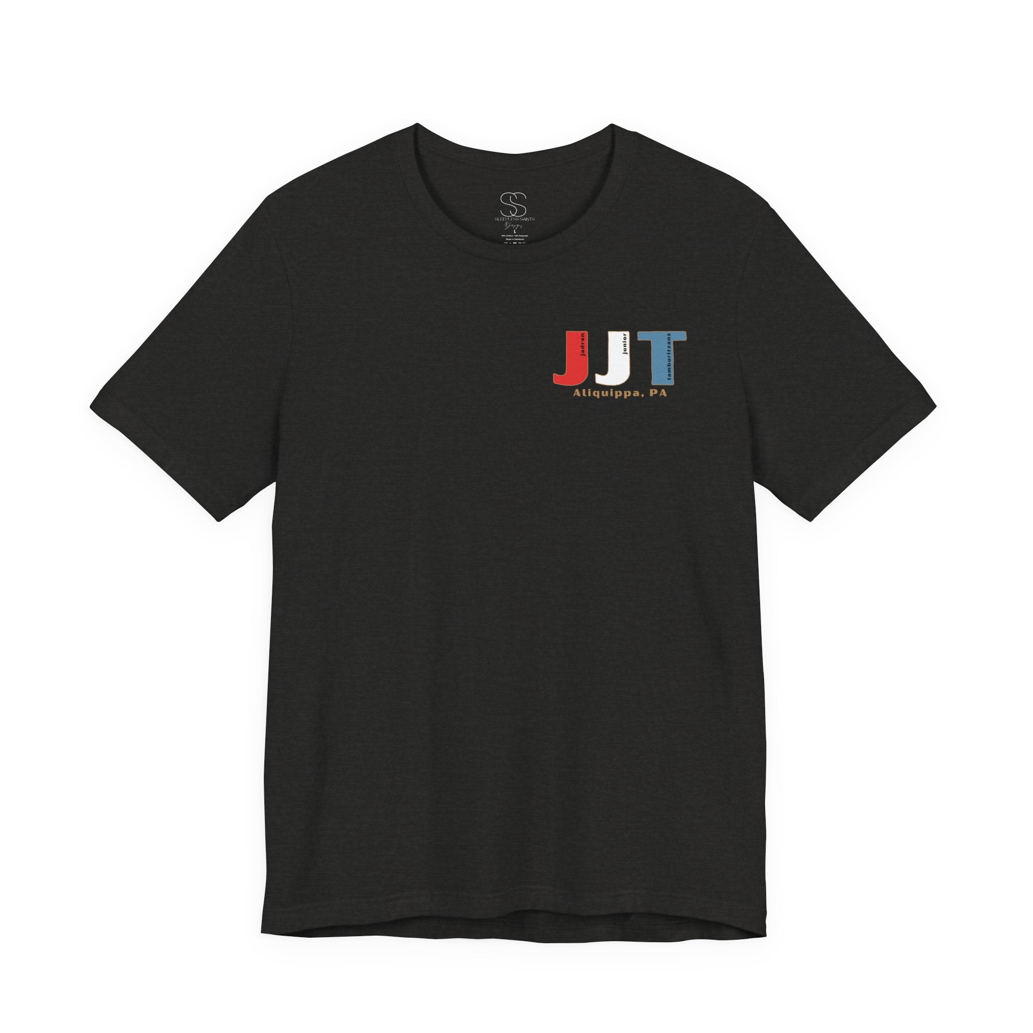 Jadran Junior Tamburitzans Adult T‑Shirt - White and Red Lettering
