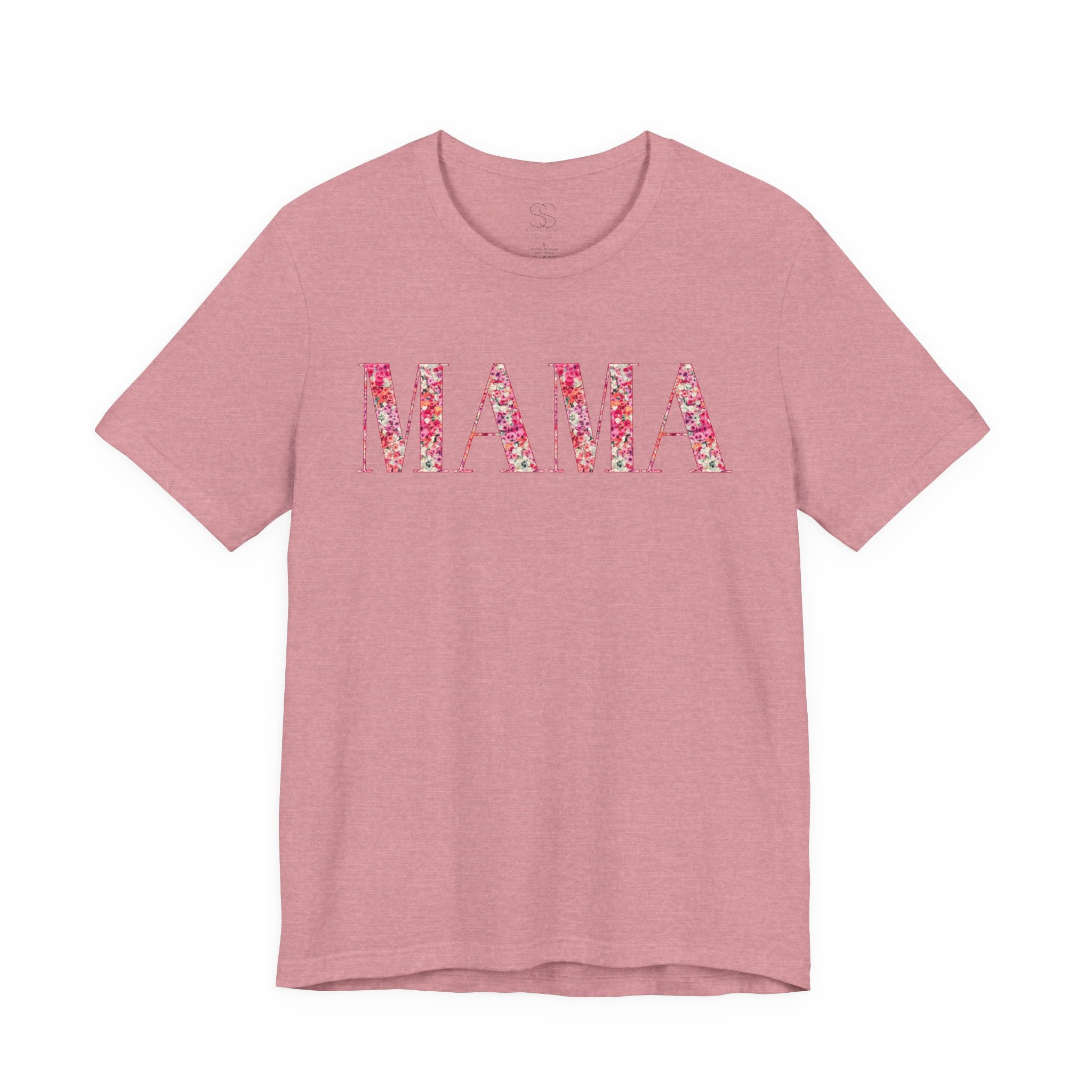 Mama Floral Tee — Women's Mother's Day Cotton T‑Shirt