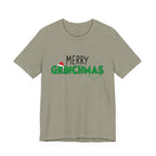 Merry Grinchmas Tee - Unisex Short Sleeve Christmas Shirt